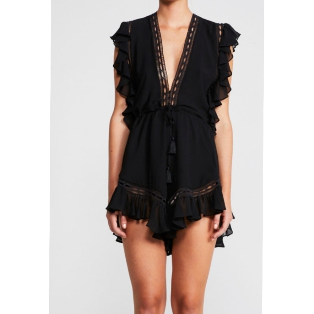 Shona Joy Eclipse Drawstring Playsuit